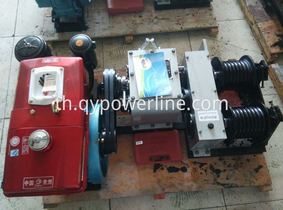 Double Wheel Wire Pulling Winch